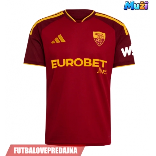 Lacne Muži Futbalové dres AS Roma Matias Soule #18 2026-27 Krátky Rukáv - Domáci